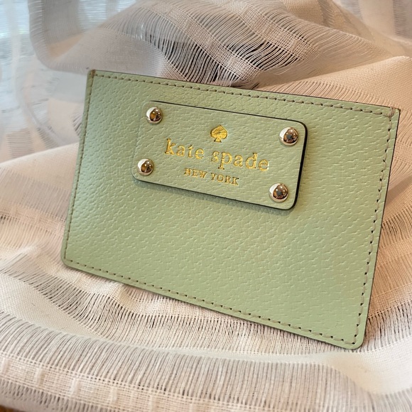 Kate Spade Wellesley Graham Leather Card Case Credit Card Holder - Picture 1 of 5